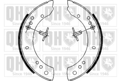 Комлект тормозных накладок QUINTON HAZELL BS579