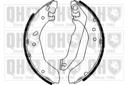 Комлект тормозных накладок QUINTON HAZELL BS806