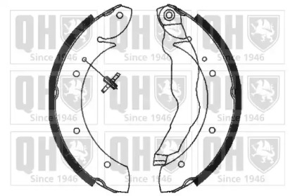 Комлект тормозных накладок QUINTON HAZELL BS887