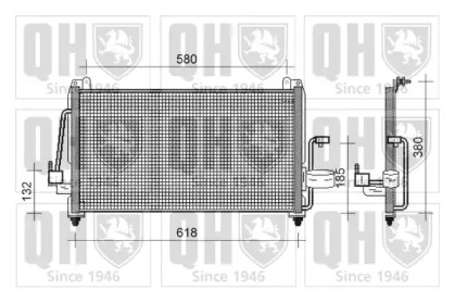 Конденсатор, кондиционер QUINTON HAZELL QCN236