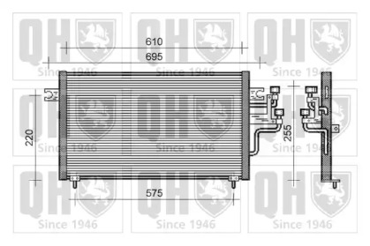 Конденсатор, кондиционер QUINTON HAZELL QCN304