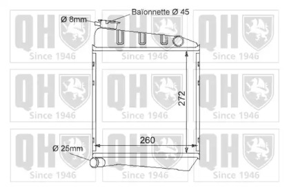 Теплообменник QUINTON HAZELL QER1014