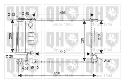 Теплообменник QUINTON HAZELL QER1021