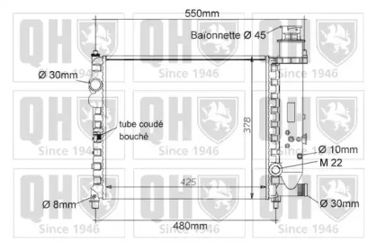 Теплообменник QUINTON HAZELL QER1027