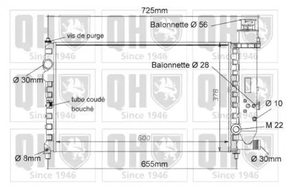 Теплообменник QUINTON HAZELL QER1028