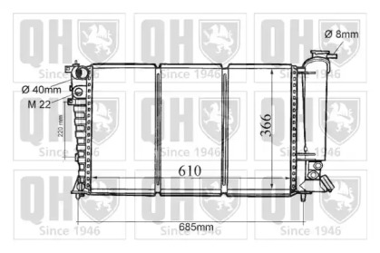 Теплообменник QUINTON HAZELL QER1036