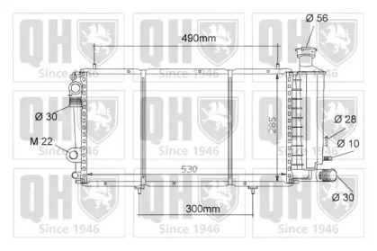 Теплообменник QUINTON HAZELL QER1039