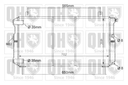 Теплообменник QUINTON HAZELL QER1044