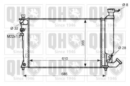 Теплообменник QUINTON HAZELL QER1046