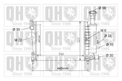 Теплообменник QUINTON HAZELL QER1050