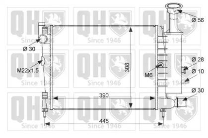 Теплообменник QUINTON HAZELL QER1051