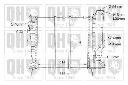 Теплообменник QUINTON HAZELL QER1055