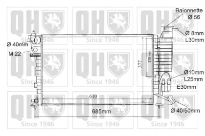 Теплообменник QUINTON HAZELL QER1056