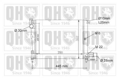 Теплообменник QUINTON HAZELL QER1062