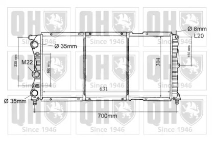 Теплообменник QUINTON HAZELL QER1076