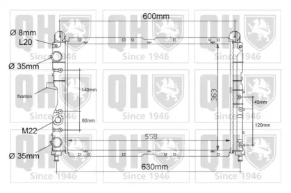 Теплообменник QUINTON HAZELL QER1085