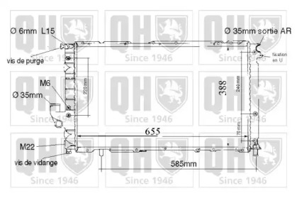 Теплообменник QUINTON HAZELL QER1087