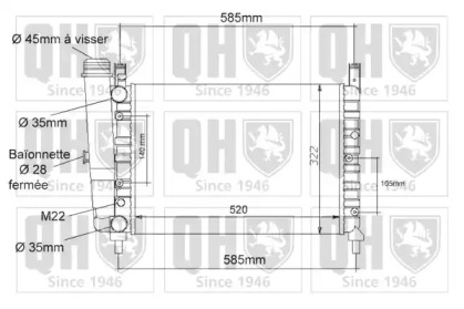 Теплообменник QUINTON HAZELL QER1088