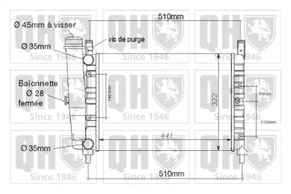 Теплообменник QUINTON HAZELL QER1089