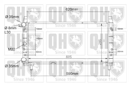 Теплообменник QUINTON HAZELL QER1097