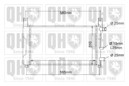 Теплообменник QUINTON HAZELL QER1102