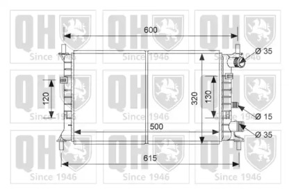 Теплообменник QUINTON HAZELL QER1110