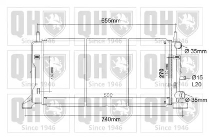 Теплообменник QUINTON HAZELL QER1113