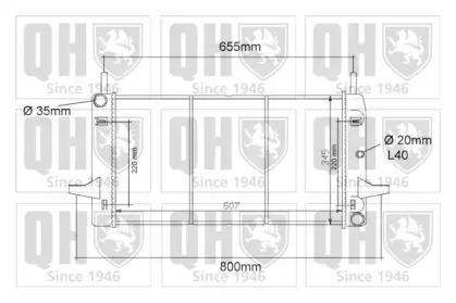 Теплообменник QUINTON HAZELL QER1114