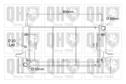 Теплообменник QUINTON HAZELL QER1116