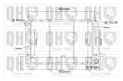 Радиатор, охлаждение двигателя QUINTON HAZELL QER1117