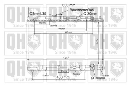 Теплообменник QUINTON HAZELL QER1127