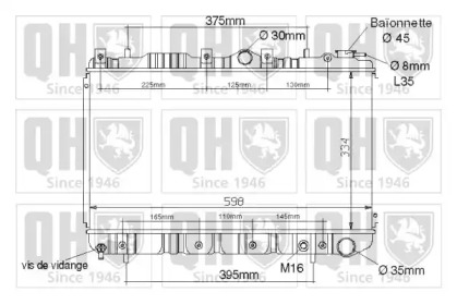 Теплообменник QUINTON HAZELL QER1136