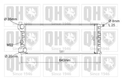 Теплообменник QUINTON HAZELL QER1138