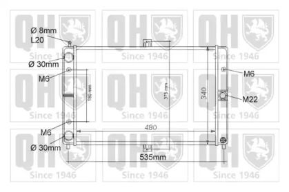 Теплообменник QUINTON HAZELL QER1140