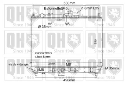 Теплообменник QUINTON HAZELL QER1152