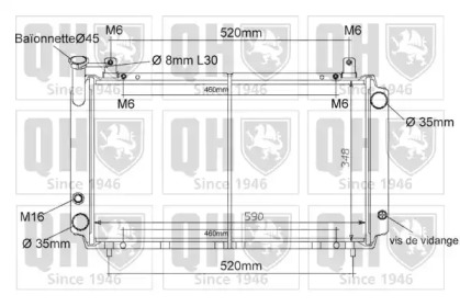 Теплообменник QUINTON HAZELL QER1163