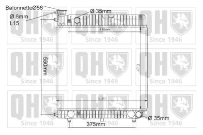 Теплообменник QUINTON HAZELL QER1179