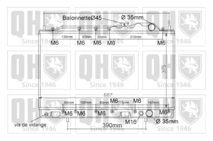 Теплообменник QUINTON HAZELL QER1202