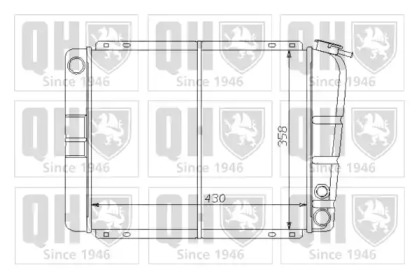 Радиатор, охлаждение двигателя QUINTON HAZELL QER1263