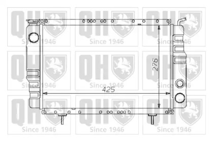 Радиатор, охлаждение двигателя QUINTON HAZELL QER1302