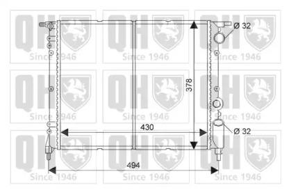 Теплообменник QUINTON HAZELL QER1324