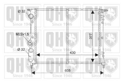 Теплообменник QUINTON HAZELL QER1326