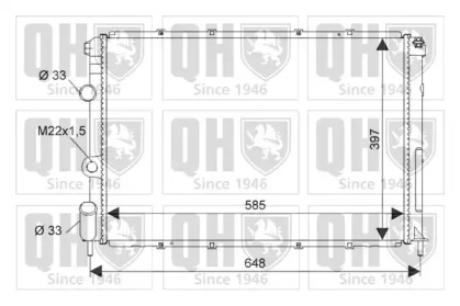 Теплообменник QUINTON HAZELL QER1334