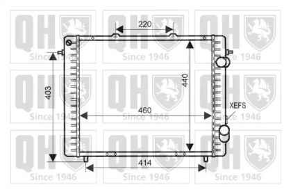 Теплообменник QUINTON HAZELL QER1343