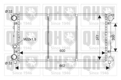 Теплообменник QUINTON HAZELL QER1358