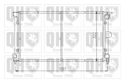 Радиатор, охлаждение двигателя QUINTON HAZELL QER1399