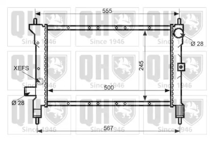 Теплообменник QUINTON HAZELL QER1434