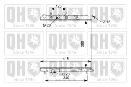 Теплообменник QUINTON HAZELL QER1438