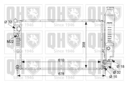 Теплообменник QUINTON HAZELL QER1456