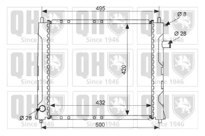 Теплообменник QUINTON HAZELL QER1466